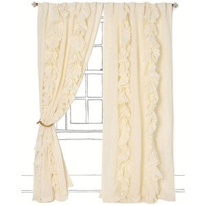 Anthropologie Wandering Pleats Curtain Ivory 50 X 96 Amazon