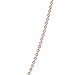 Bling Jewelry 925 Sterling Silver 040 Rose Gold Plated Rolo Chain 0.40mm