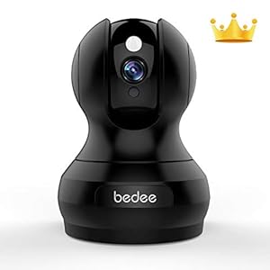 Bedee ネットワークカメラ Wifi強化 Ipカメラ ワイヤレス カメラ 7p 100万画素 セキュリティー Webカメラ ベビーモニター ペット 防犯カメラ 監視カメラ 屋内屋外 暗視撮影 動体検知 首振り式 遠隔操作 通話可能 スマホ パソコン対応 ペット子供見守り 老人介護