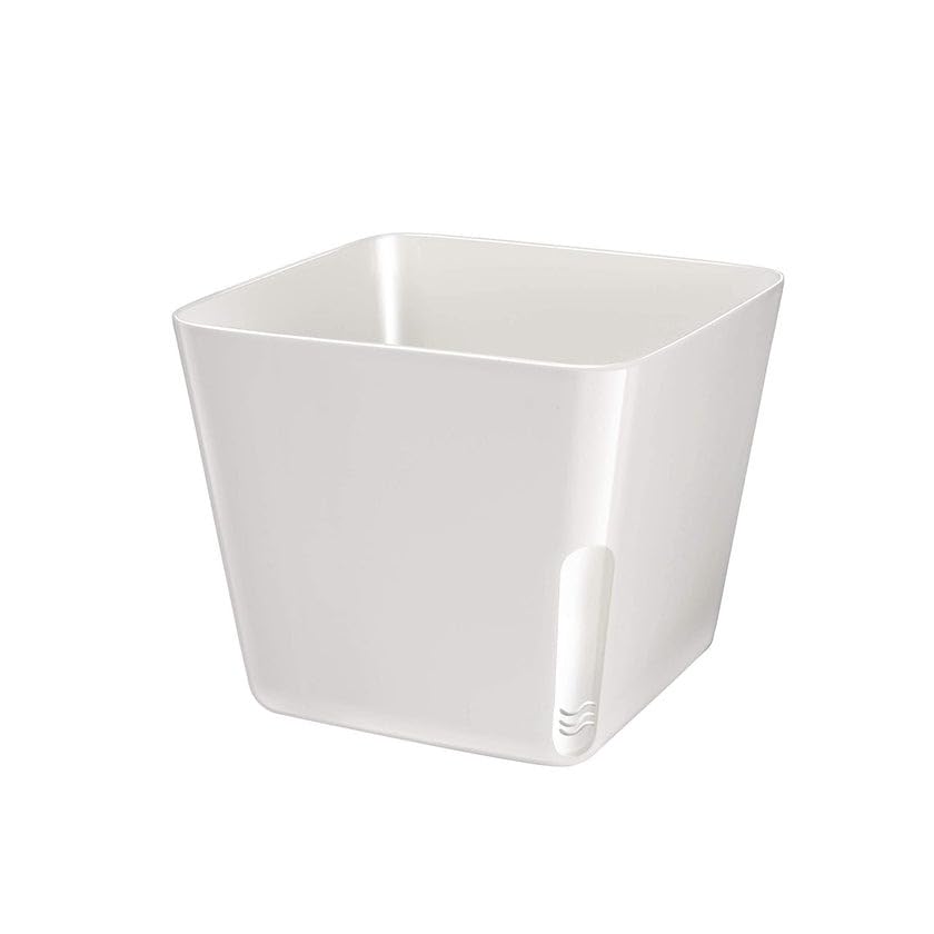 Zendea White Square Plant Pot, nd