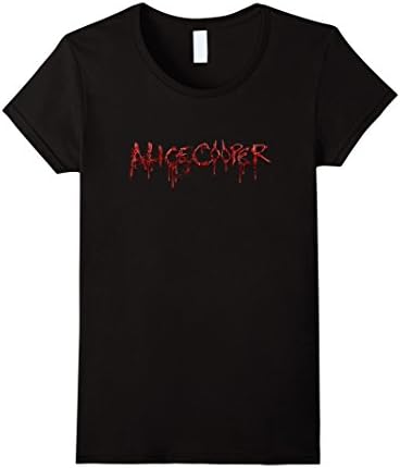 Women's Alice Cooper Shirt Welcome To My Nightmare T-Shirt Medium Black