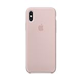 Soft Liquid Silicone iPhone X Case, Keklle Liquid Silicone Gel Rubber Shockproof Case and Ultra Soft Microfiber Cloth Lining Cushion for iPhone X/10 (Pink Sand)