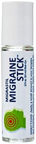 Migrastil Migraine Stick ® Roll-on, 0.3-Ounce Essential Oil Aromatherapy 10ml