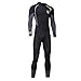 zcco Ultra Stretch 3mm Neoprene Wetsuit, Back Zip Full Body Diving Suit, one Piece for Men-Snorkeling, Scuba Diving Swimming, Surfing