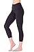 90 Degree By Reflex Basic Womens Capri Workout Leggings - Heather Charcoal - Large