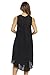 Riviera Sun 21660-BLK-1X Dress/Dresses for Women Black