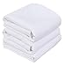 Niagara 4 Pack Waterproof Pillow Protectors Queen 20x30 Inches Smooth Zipper Premium Encasement Covers Quiet Cases Set White