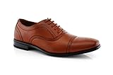 Delli Aldo Men's M-19006 Brown Wing Tip Lace Up Leather Lining Oxford Dress Shoes 9 D US