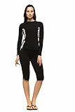 Private Island Hawaii Women UV Rash Guard Short Pants Leggings Workout Outdoor Track Suit/Yoga/Fitness/Clothing/RSP