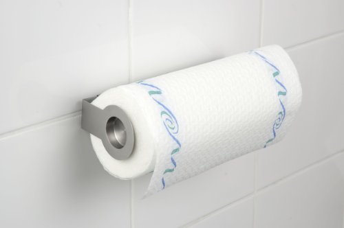 Wenko-2318100-Universal-Kchenrollenhalter-Cerri-Edelstahl-rostfrei-21-33-x-6-x-9-cm-Silber-matt