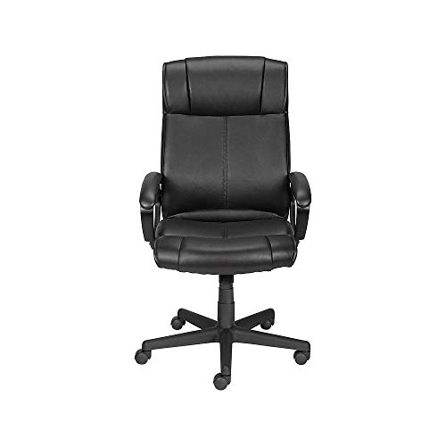 STAPLES StaplesÂ Turcotte LuxuraÂ High Back Executive Chair, Black