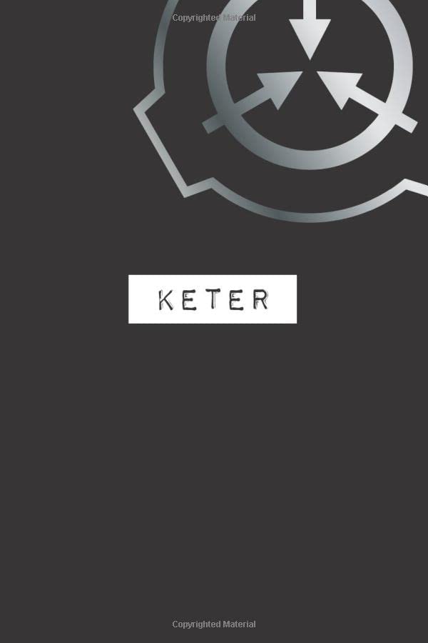 SCP Foundation Keter 6"x9" 120 Page Lined Notebook / Journal