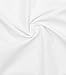 Roc-Lon 44/45” Bleached Ava-Lon 200 Count Permanent Press Cotton Fabric, White