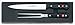 WÜSTHOF Gourmet 2-Piece Carving Knife Set,Black