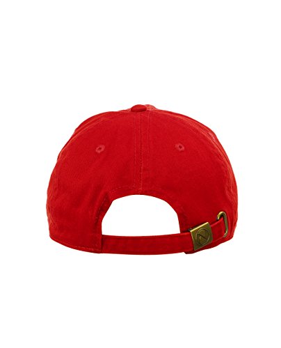 NYFASHION101 Unisex Adjustable 6-Panel Low-Profile Baseball Cap LOW100- Red