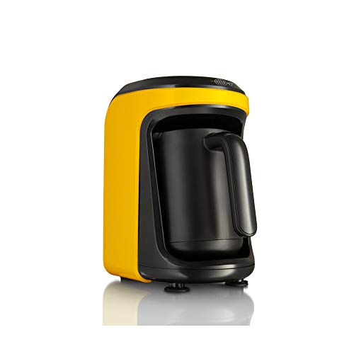Karaca - Hatir Hup Cafetera turca, color amarillo, para 5 personas, 535 W,  cafetera automática, cafetera eléctrica… - La Cafetera