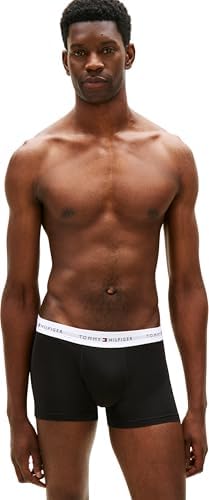 Herren 3P Low Rise Trunk UM0UM03752 Trunk, Rot (Blk/White/Lght Gry Hthr), S