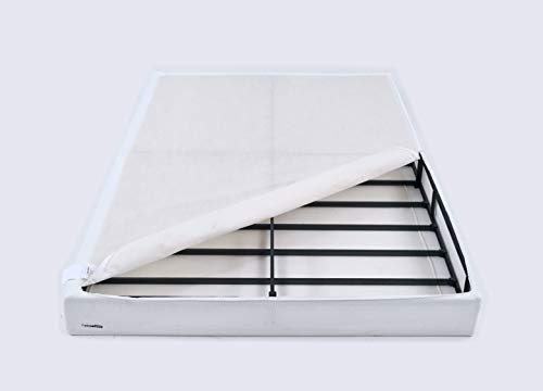 Amazon Basics Mattress Foundation Smart Box Spring Tool Free Easy Assembly 7 Inch Queen Pricepulse