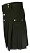 UT Kilts Deluxe Utility Kilt for Men, Adjustable Poly-Cotton Modern Kilt for Scottish Attire, with Elegant Studded Front Apron & 4 Pockets, 23