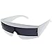 grinderPUNCH Futuristic Cyclops Color Mirrored Lens Visor Sunglasses