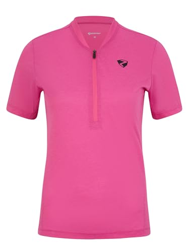 Ziener Damen NEKTARIA Fahrradtrikot/Radtrikot - Mountainbike|Rennrad - atmungsaktiv, schnelltrocknend, elastisch, Kurzarm, Magenta, 38
