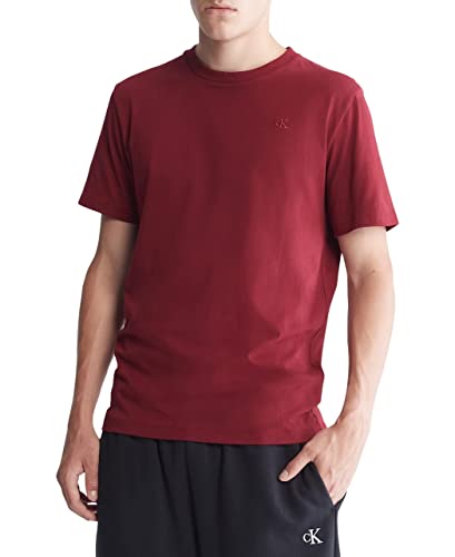 Calvin Klein Men's Smooth Cotton Solid Crewneck