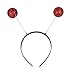 Martian Alien Headband Antenna Boppers- Costume Party Accesories (2 Pack Red and Silver ) by EnjoyTheLife