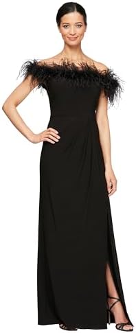 alex evenings portrait collar mesh dress Amazon.com: Alex Evenings Womens Long Mesh Dress with Portrait Collar and Embellished Hip Detail Navy 4 : Clothing, Shoes & Jewelry