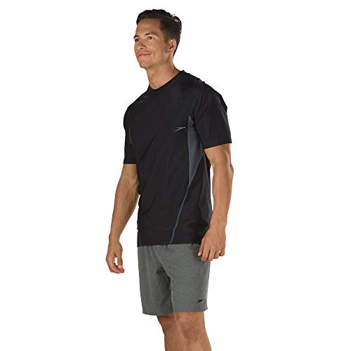 Men's Uv Swim Shirt Short Sleeve 