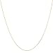 Solid 14k Yellow, White or Rose Gold 0.8mm Rope Chain (14, 16, 18, 20, 22, 24 or 30 inch)