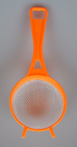 2-1/2" Plastic Strainer with Nylon Mesh - Perfect for Dipping Coins!