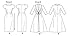 VOGUE PATTERNS V8875 Misses' Dress/Belt/Coat and Detachable Collar Sewing Template, Size B5 (8-10-12-14-16)