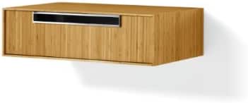 Lineabeta canavera Armario con 1 cajón madera maciza, bambú natural