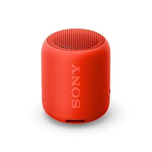 Sony Srs-Xb12 Bluetooth Luidspreker (Draagbaar, Draadloos, Extra Bas, Waterafstotend) Rood