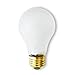Bulbrite 60A/RS-2PK 60 Watt Incandescent A19 Rough Service Bulb, Frost, 2 Pack