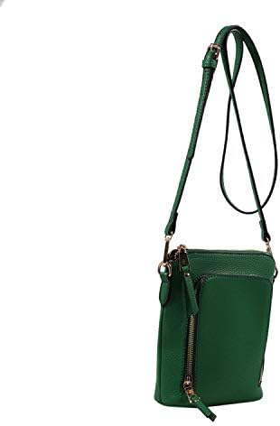 Isabelle Women's Crossbody Triple Zip Pocket Handbag