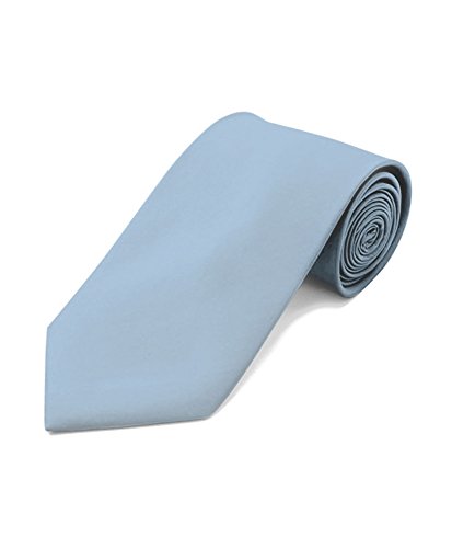 Poly Multi Solid Color Tie, Sky Blue