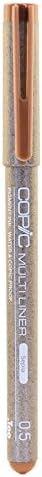 Copic Multiliners 0.5 mm Sepia [Pack of 12 ]