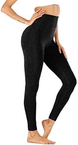 Zcfire Women High Waist Yoga Leggings Seamless Ultra Stretch Gym Workout Pants