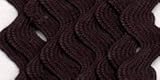Wrights 117-401-031 Polyester Rick Rack Trim, Black, Medium, 2.5-Yard