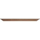 EVERMARK Expressions 6 ft. Traditional Oak Stain Grade Wood Shelf Mantel TRADR-72MTL