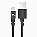 Tech Armor Apple MFi Certified Lightning Cable to USB A - 10FT Black - Tough-Braided Extra-Strong Jacket - Sync/Charge iPhone & iPad