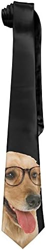 ZHONGJIAN Dog Golden Retriever Mens Acceossories Necktie Printed Ties Silk New Length 143-145cm