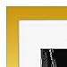 Americanflat 11x14 Picture Frame with Polished Crystal-Clear Glass - Use as 8x10 Frame with Mat or 11x14 Frame Without Mat - Signature Collection - Photo Frame for Wall Display - Gold