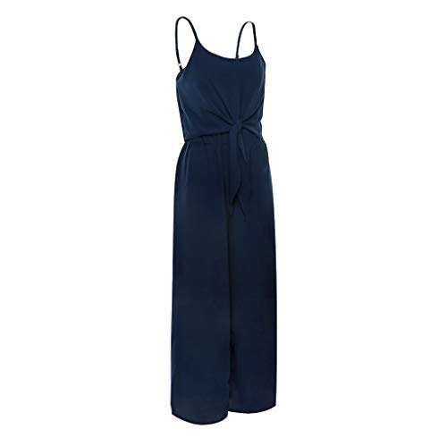 image for Drindf Women Clothing Sets Women's Casual Jumpsuit Romper, Knot Front 
