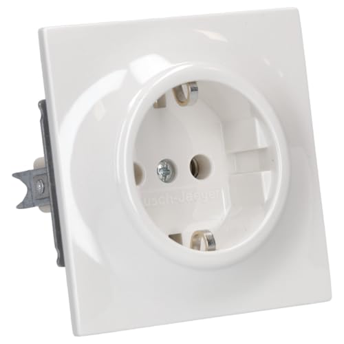 Busch-Jaeger 20 EUC-74 SCHUKO Steckdosen-Einsatz Alpinweiß Impuls 2CKA002011A2696