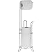 Simple Houseware Bathroom Toilet Tissue Paper Roll Storage Holder Stand, Chrome Finish primary