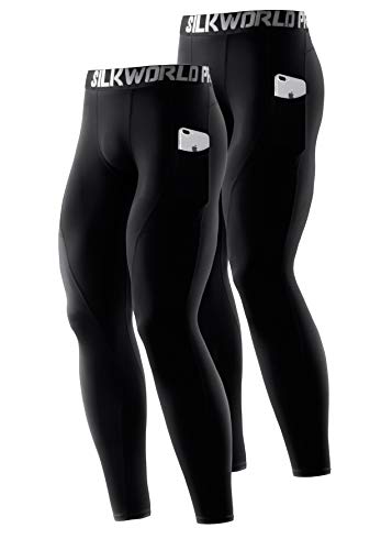 mens compression tights with pockets