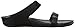FitFlop Women's Banda Micro Crystal Slide, Black, 7 M US