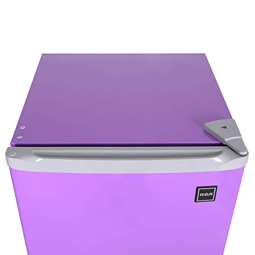 RCA RFR321PURPLE 3.2 Cu Ft Compact Fridge, Mini Refrigerator, Purple
